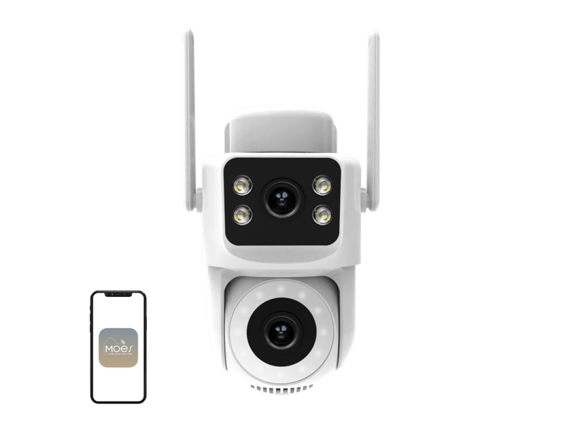Ip-Kamera Von Moes: Ip-Kamera Moes Wcm-Q29, Wlan, 8 Mp, Doppelobjektiv