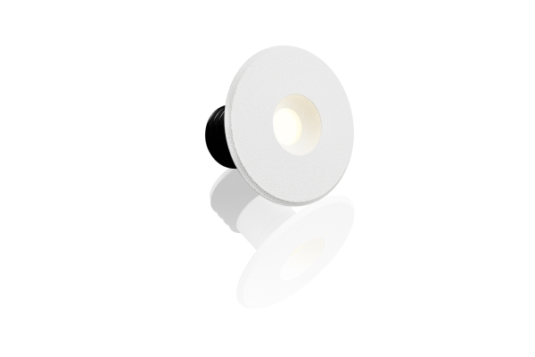 One VP Mini downlight 1W. 80lm 2700K. Spredningsvinkel: 45°. IP44. 350mA