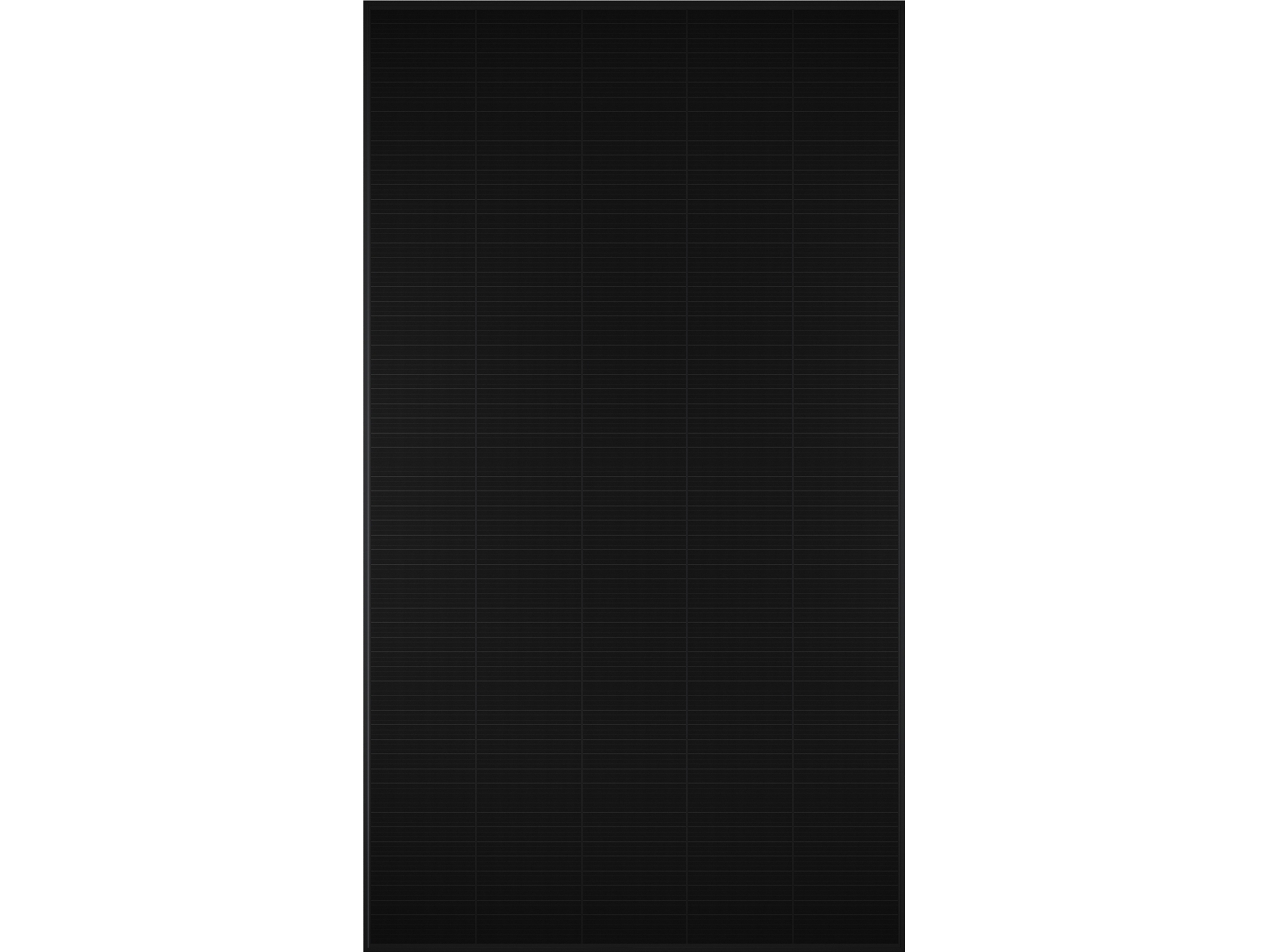 HYUNDAI Monokrystalinsk P-Type solcellemodul 410 Watt peak med sort ramme og panel LxBxH: 1812×1096×30mm MC4-Evo2 Kabel +500mm/-1100mm
