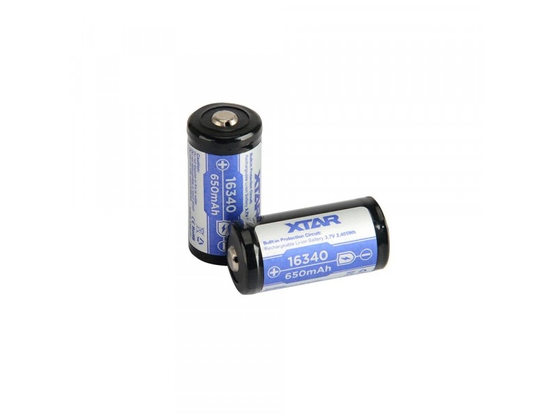 Xtar akku 16340 650 mAh 1 stk