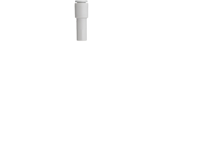 SMC PNEUMATIK Fitting indstik, reduktion, one-touch, Ø6 til Ø8 mm slangetilslutning i polypropylen plast.