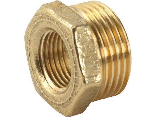 FIX-PRO Nippelmuffe 1/2 - 3/8 messing