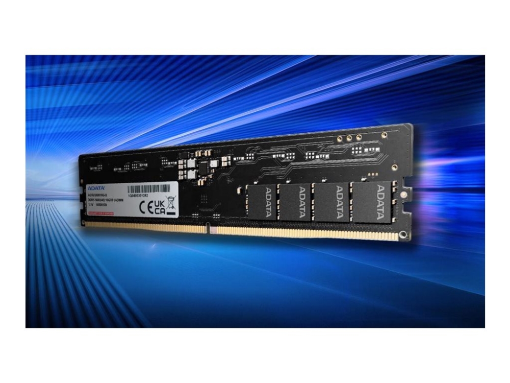 Adata - Ddr5 - Modul - 16 Gb - Dimm 288-Pin - 5600 Mt/S / Pc5-44800 - Cl46 - 1.1 V - Ikke Bufferet - On-Die Ecc