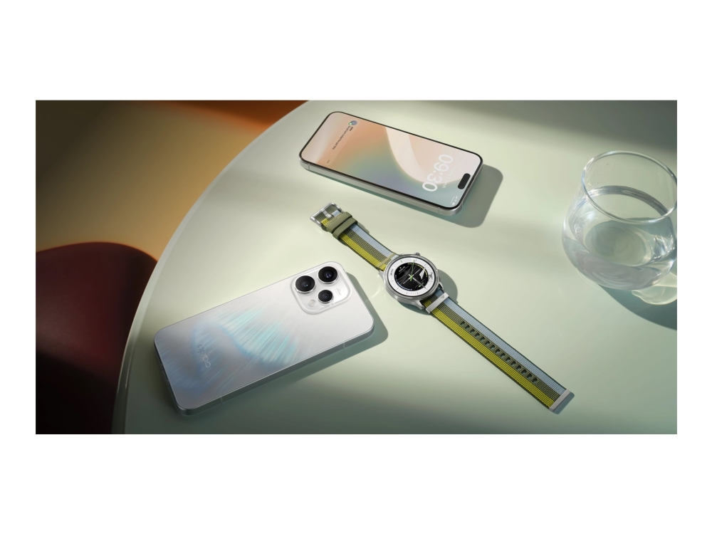 Oppo Watch S Smartwatch 1,46" Amoled 45 Mm, Tekstilrem, Sølv