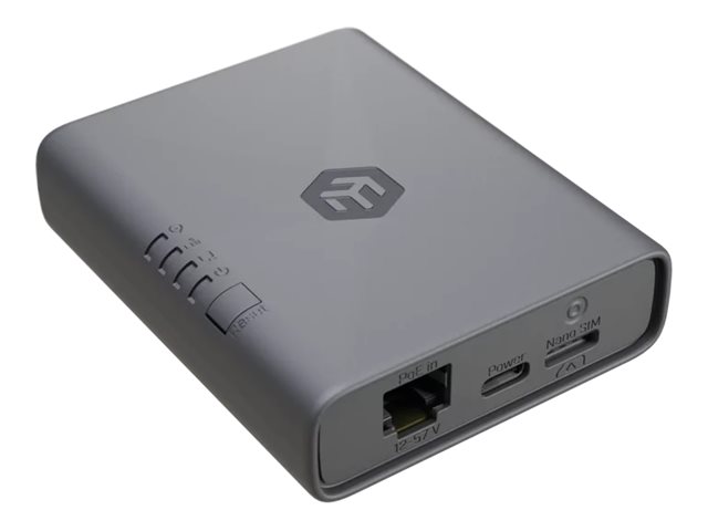 MikroTik KNOT - Gateway - indbygget LTE4 - 1GbE - 2G, 3G, 4G - 2G 900/1800 / 3G 900/2100 LTE B1/B3/B7/B8/B20/B28A/B38/B40/B41 - monterbar på rail