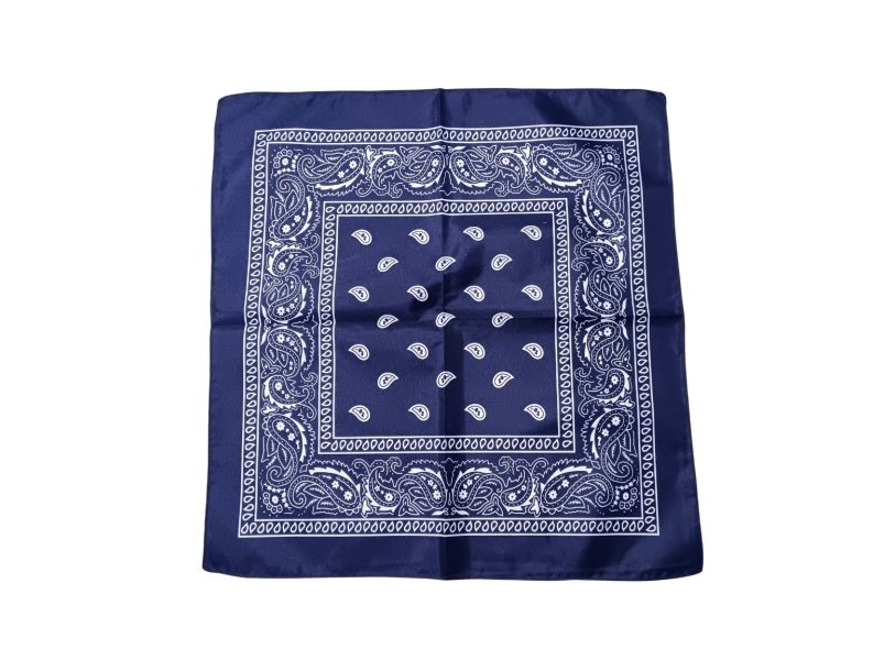 Blaues Bandana