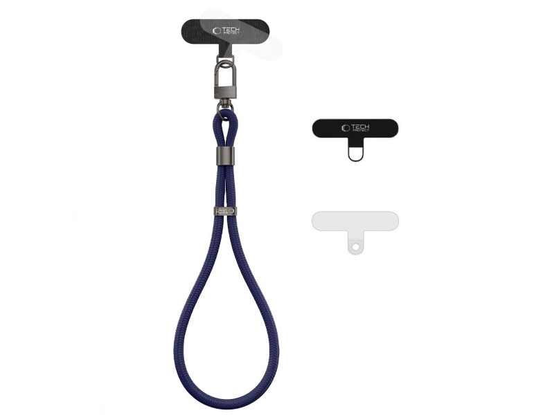 Tech-Protect C11S Rope Wrist Strap for Phone - Navy Blue