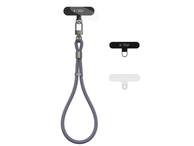 Tech-Protect C11S Rope Wrist Strap for Phone - Gray