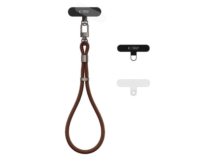 Tech-Protect C11S Rope Wrist Strap for Phone - Brown