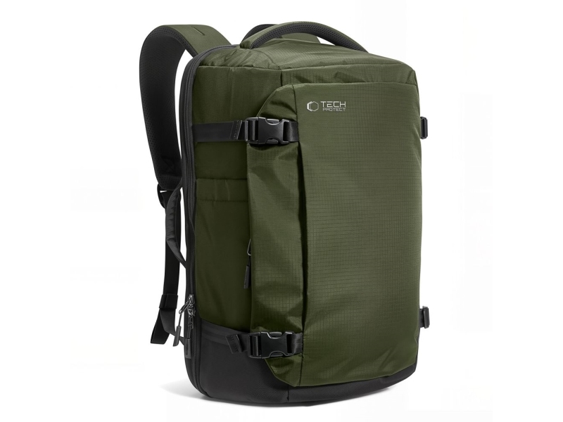 Tech-Protect Defender S70 RYANAIR & WIZZAIR 24L Laptop Backpack - Dark Green