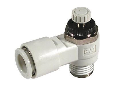 SMC PNEUMATIK DRØVLEKONTRAVENTIL 1/4 Ø8 Type: AS2201F-02-08S