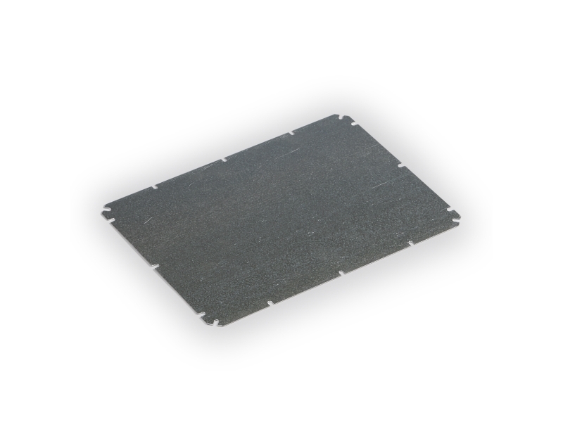 ENSTO Montageplade, galvaniseret, 360 x 360 x 1,5 mm, for CUBO C, O og P kapsling, ekskl. Skruer OMS1, for 400x400mm kasse