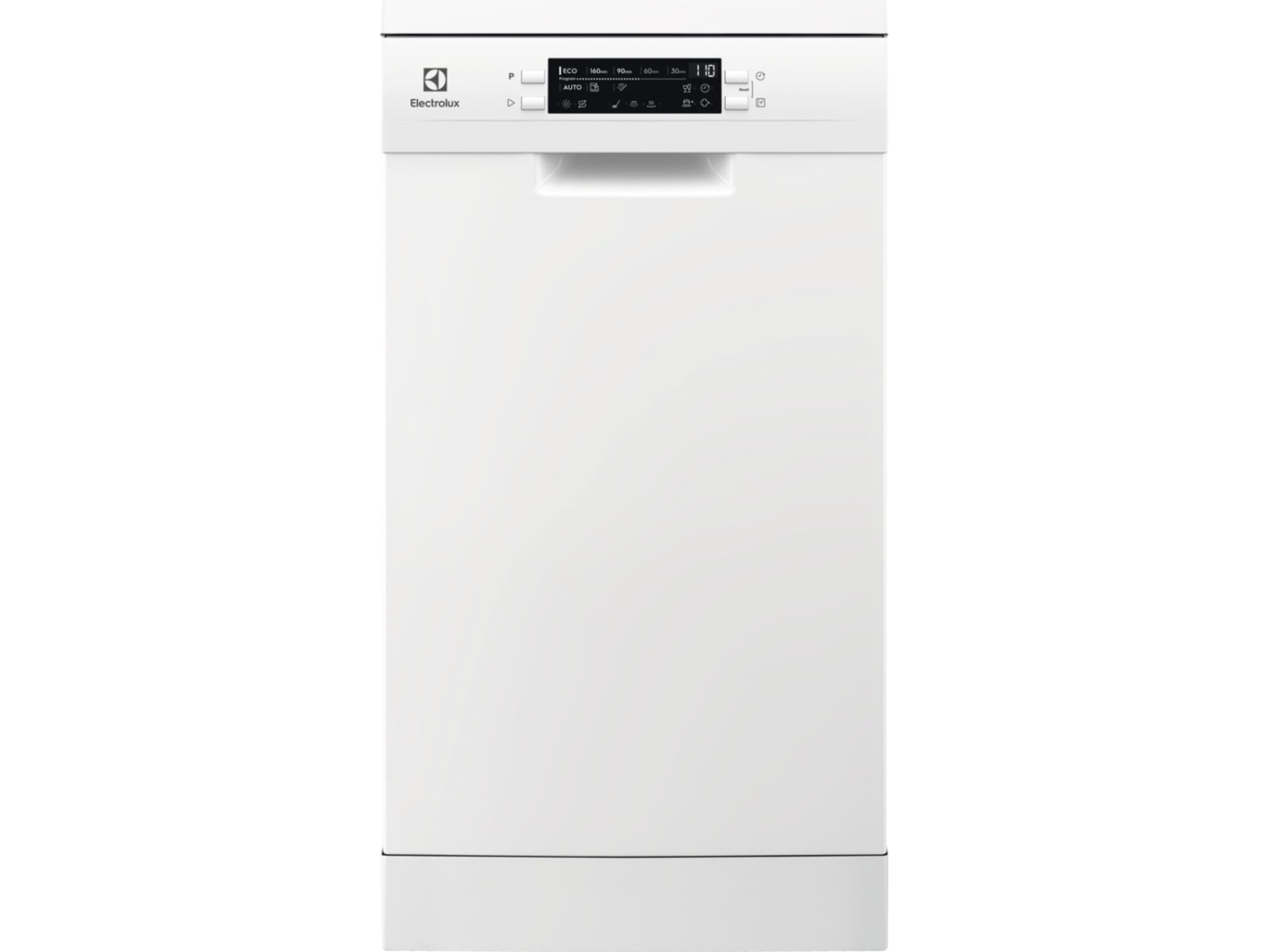 ESA42110SW, Frittstående, Slimline (45 cm), Hvit, Hvit, Knapper, LED