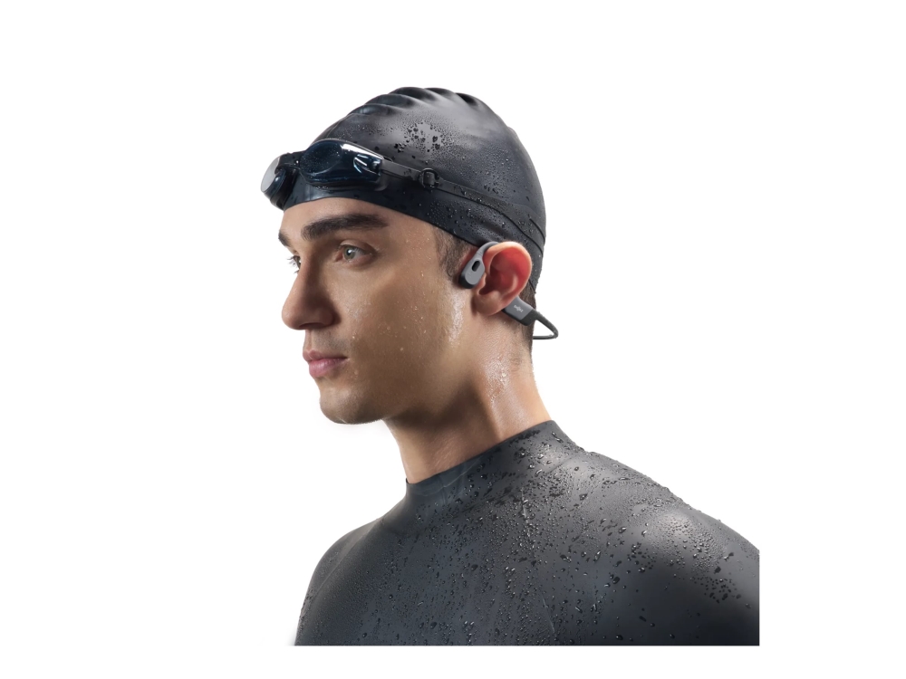 SHOKZ OpenSwim Pro, Trådløs, Sport, 20 - 20000 Hz, 27,5 g, Headset, Grå