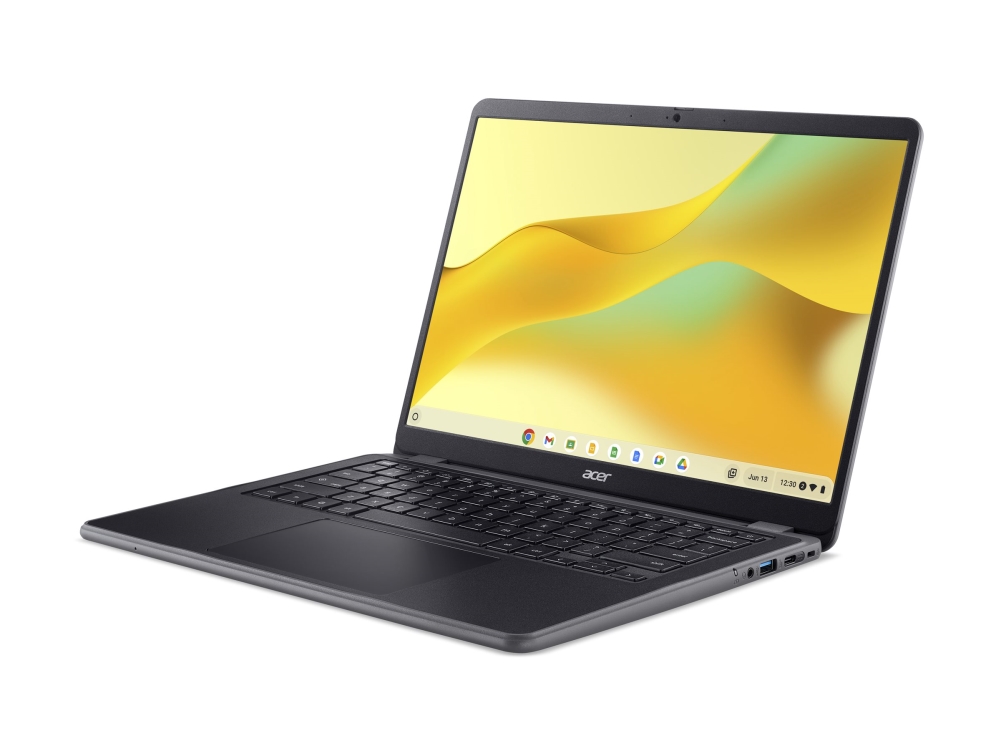 Acer Chromebook 514 C937T-TCO - Intel N-series - N355 / op til 3.9 GHz - Chrome OS - Intel Graphics - 8 GB RAM - 64 GB eMMC - 14 berøringsskærm 1920 x 1200 - Wi-Fi 6E - skifersort - kbd: Nordisk