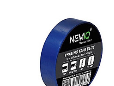 NELCO PVC-tape 15 mm – Blå, 10 m
