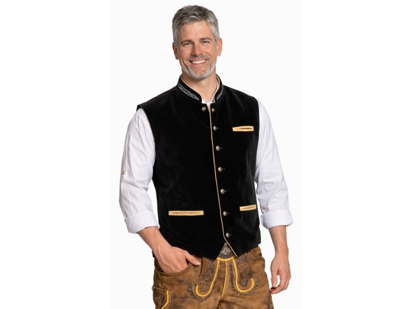 Sort Oktoberfest Vest
