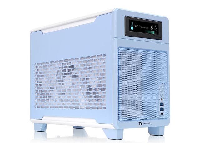 Thermaltake Tr100, Mini Tower, Pc, Blau, Mini-Itx, Spcc, Stahl, Heim/Büro