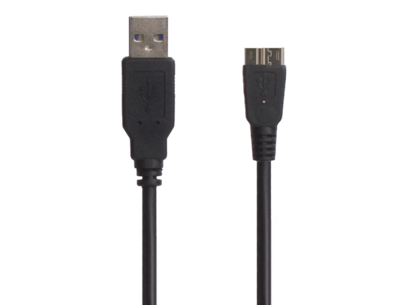 Sinox One Usb A - Micro Usb 3.0 Kabel. 1,8M. Sort