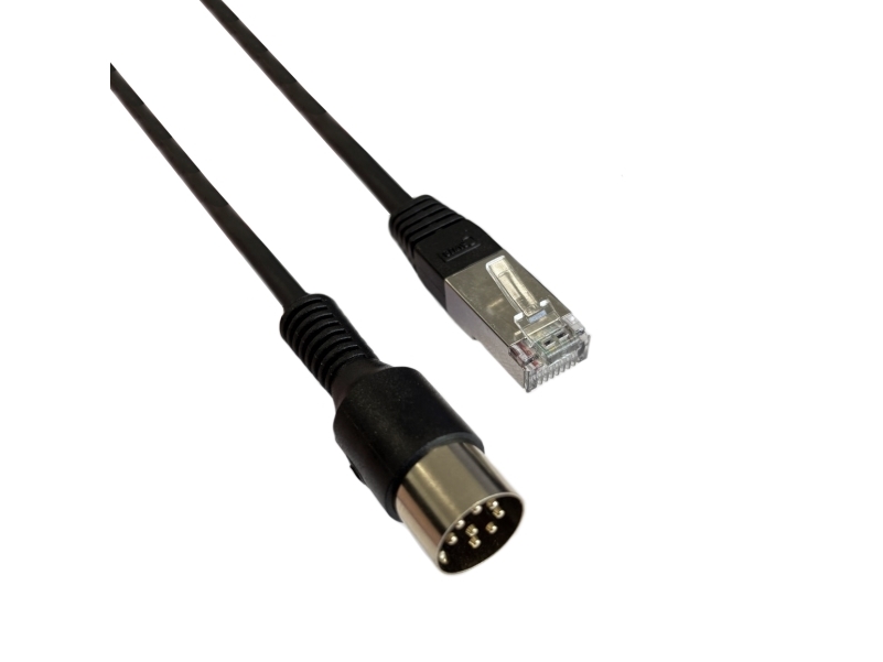 Cavus Powerlink Kabel - RJ45 til 8-pin DIN PL8 - Sort - 15m