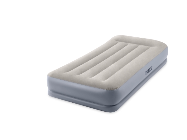 Intex DuraBeam Pillow Rest Mid-Rise, Enkelmadrass, Rektangel, Inomhus & utomhus, Inbyggd luftpump