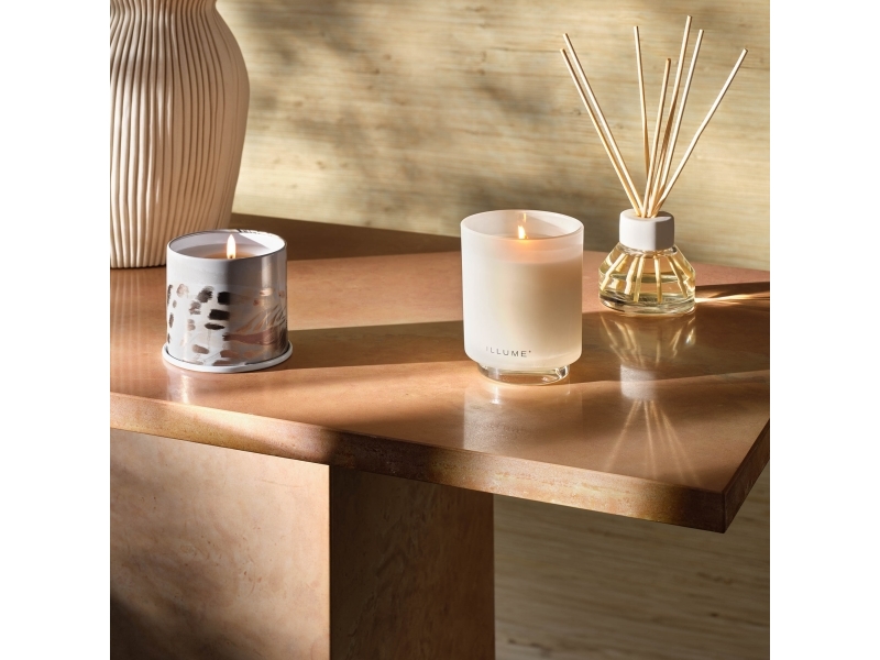 Illume Driftwood Demi Vanity Tin Duftkerze, Weiß,