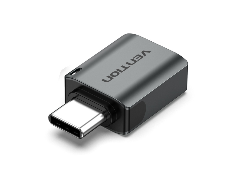 Adapter Vention Cdqh0 Usb-C Male To Usb 3.0 (Szary)