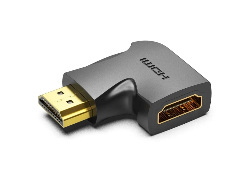 Vention Av Adapter Hdmi Angle Adapter Vention Aiob0, 4K 60Hz (Black)