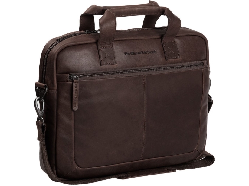 The Chesterfield Brand Calvi-Computertaske Til 15,6" Bærbar Computer, Brun