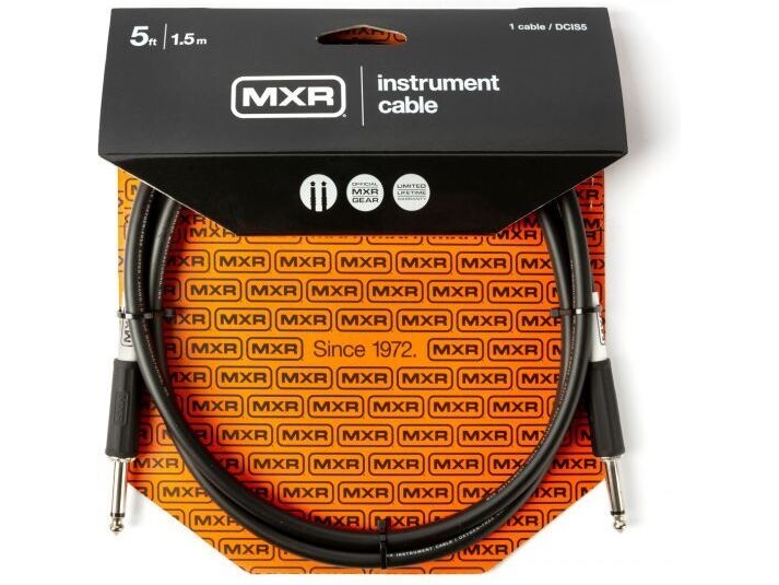 Mxr Standard -Instrumenttikaapeli 1,5 M, Musta