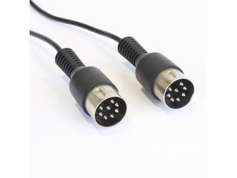 Cavus Powerlink Kabel 8 Polet Din (Han/Han) - Sort - 10m