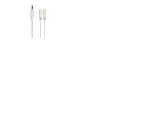 Sinox One hovedtelefon fordeler. 0,2m. Hvid