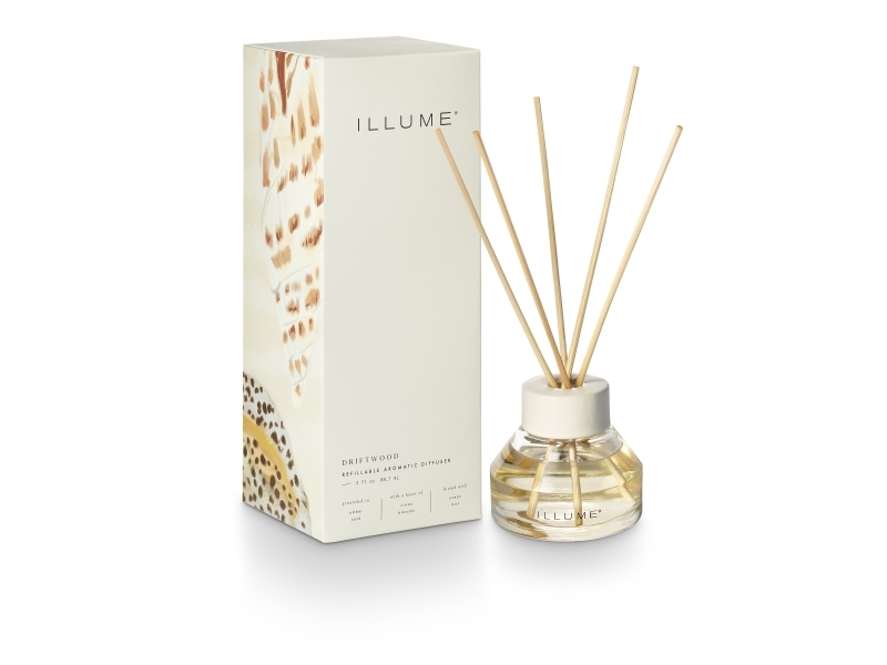 Illume Driftwood Duftpinde, Hvid,