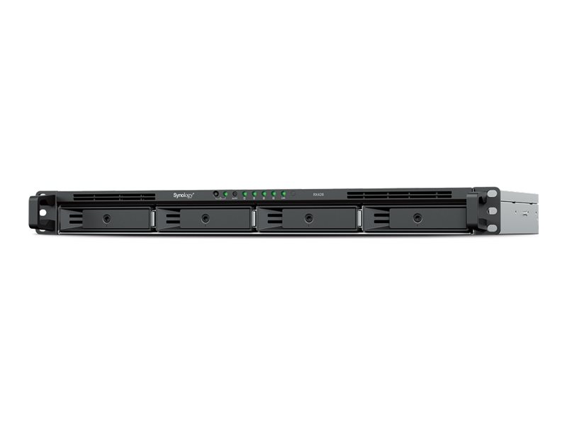 Synology RX426 - Expansion Unit - kabinett för lagringsenheter - 4 fack (SATA) - kan monteras i rack - 1U