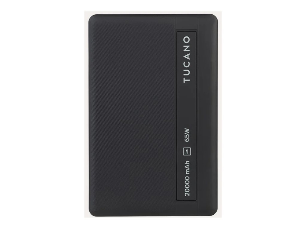 Tucano Power Bank Per Laptop, 20000 Mah, Schwarz