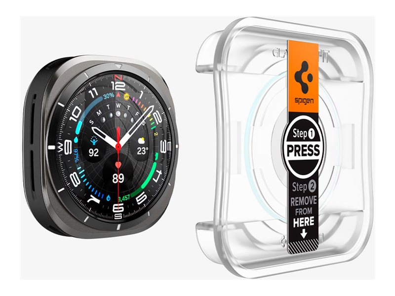 Spigen Glas.Tr Ez Fit - Skærmbeskytter For Smart Watch - Glas - For Samsung Galaxy Watch Ultra