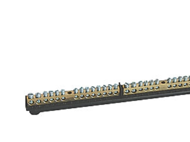 Jord/Nul skinne for gruppetavle 1 x (2x16 mm² + 12x10 mm²) billede