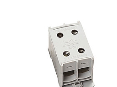 Katko KL2X95 Klemme, Al/Cu, 2x16-95 mm2, 400/490 A, Grå