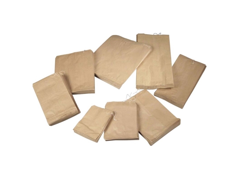Bread Bag, 210 X 275 X 270 Mm, 1 Lag Flad Taske, Papir, 1. Lag 1 G/M2, Brun Pack Of 1000 Pieces, Pal