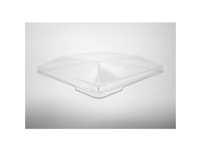 Låg T/Dessertbæger Ps Klar 58X58mm Firkantet Kova 400Stk/Kar