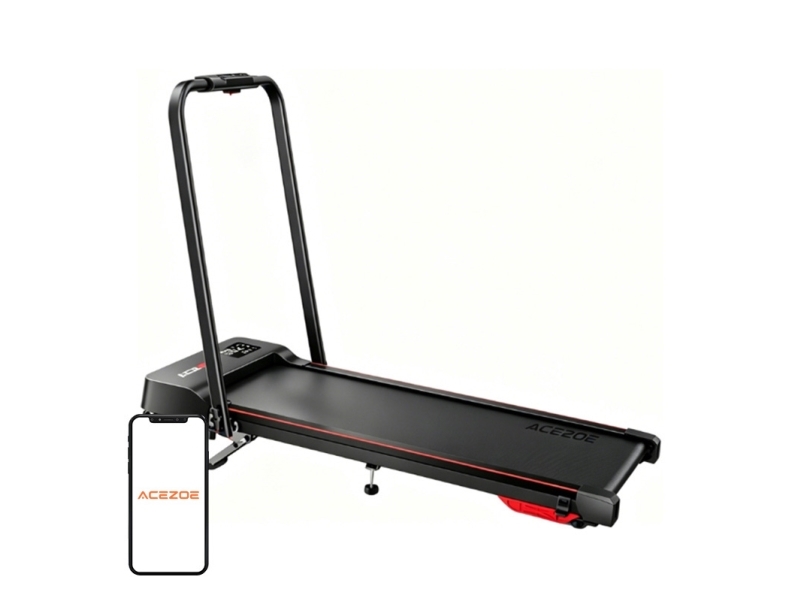 ACEZOE UTRAI P12 Foldable Electric Treadmill (Black and Red)