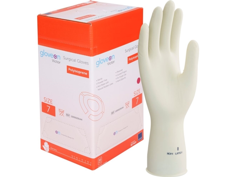 Operationshandske, Gloveon Victor, 7, Nature, Polyisopren