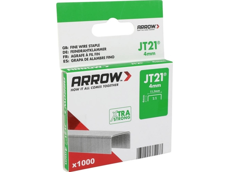 Arrow Tool Group 382133 Fin Tråd Hæfteklammer 1000 Stk