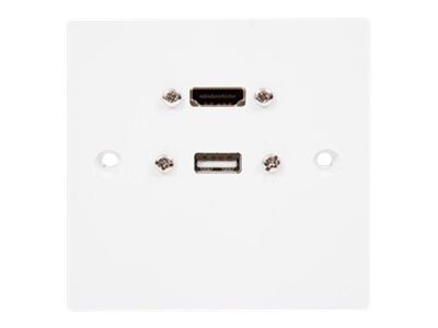 Wall Outlet 1X Hdmi, 1X Usb-Of 86X86mm Trunking And