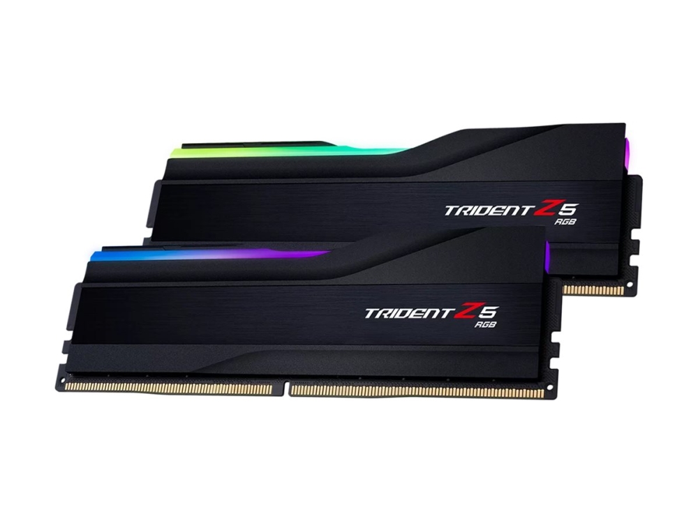 G.Skill Trident Z5 Rgb - Ddr5 - Set - 32 Gb: 2 X 16 Gb - Dimm 288-Pin - 6000 Mhz / Pc5-48000 - Cl32 - 1,35 V - Ungepuffert - Non-Ecc - Mattschwarz