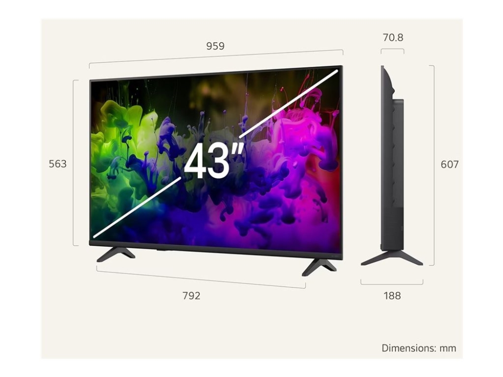 Lg 43Qned7eb3c Qned Smart Tv Uhd Fernseher