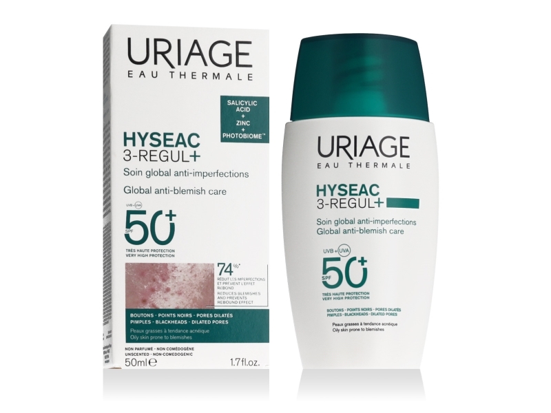 Uriage Hyseac 3 Regul Spf50 Face Cream 50 Milliliters