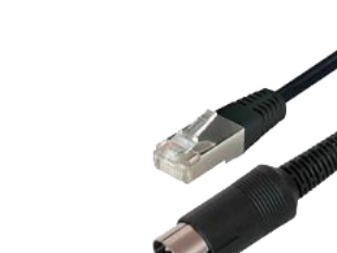 8 Pin Din M > Rj45 1,8M Black