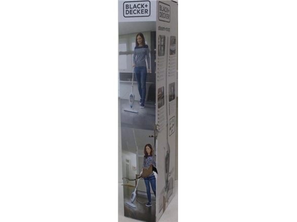 Black & Decker | Steam Mop | Fsmh13e5-Qs | Corded Operating | 1300 W | White | Warranty 9 Month(S) | Damaged Packaging