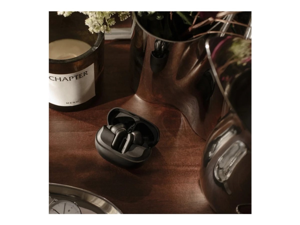Sudio Earbuds | E4 Pro | Bluetooth | In-Ear | Microphone | Midnight Black | Noise Canceling | Noise Reduction | Wireless